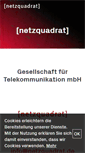 Mobile Screenshot of netzquadrat.de