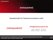 Tablet Screenshot of netzquadrat.de